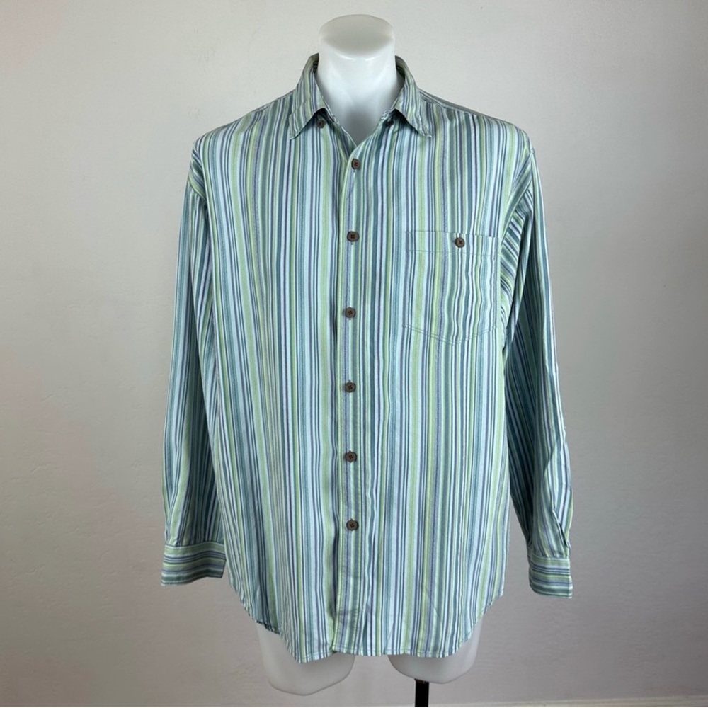 Tommy Bahama long sleeve 100%silk